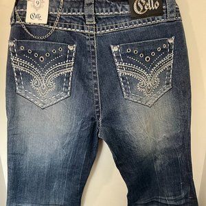 Cello White Wash Blue Denim Jeans
